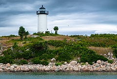 Storm Clouds Over Tarpaulin Cove Light on Nashon Island